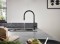 Bateria kuchenna HANSGROHE TALIS M54 z wyciąganą wylewką, czarny mat 72801670