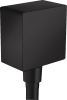 Przyłącze węża HANSGROHE FIXFIT SQUARE czarny mat 26455670