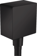 Przyłącze węża HANSGROHE FIXFIT SQUARE czarny mat 26455670