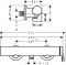 Bateria prysznicowa HANSGROHE VIVENIS czarny mat 75620670