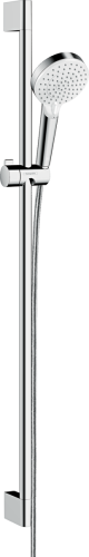Zestaw prysznicowy HANSGROHE CROMETTA Vario Unica 90cm, EcoSmart 9L/min, chrom 26538400