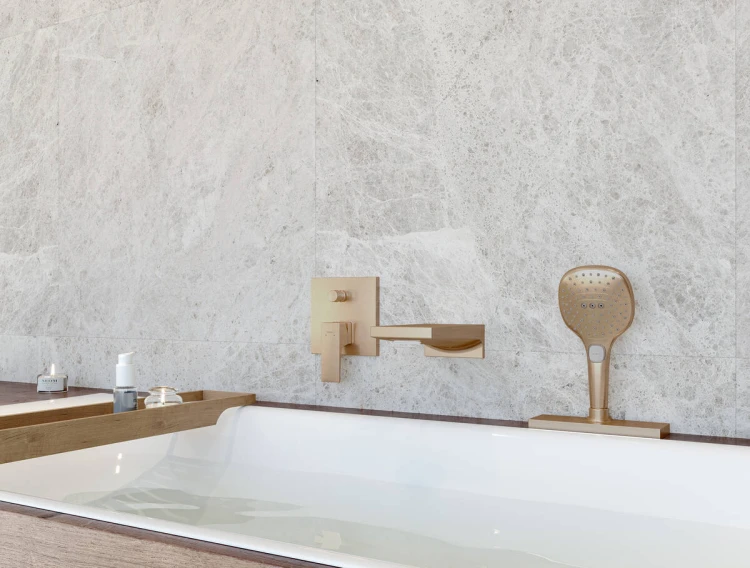 Bateria prysznicowa HANSGROHE METROPOL podtynkowa, 2 funkcyjna, brąz szczotkowany 32545140
