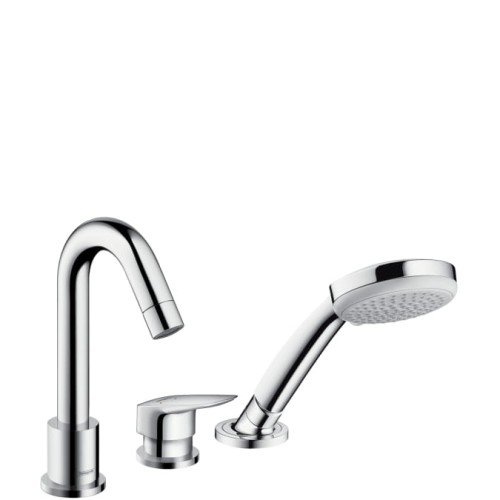 Bateria wannowa HANSGROHE LOGIS 3-otworowa, el.zew., chrom 71310000