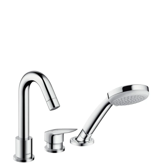 Bateria wannowa HANSGROHE LOGIS 3-otworowa, el.zew., chrom 71310000