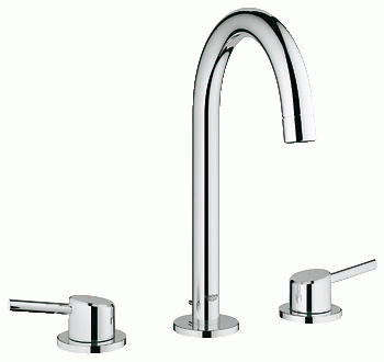 Bateria umywalkowa GROHE CONCETTO 3-otworowa, chrom 20216001