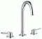 Bateria umywalkowa GROHE CONCETTO 3-otworowa, chrom 20216001
