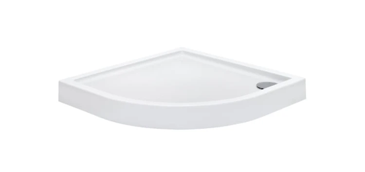 Brodzik półokrągły ROCA MALAGA COMPACT 90x13 R=55, z syfonem, biały A276260000
