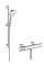 Bateria natryskowa HANSGROHE ECOSTAT COMFORT z termostatem + zestaw Croma SELECT E Vario 65cm, chrom/biały 27081400