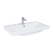 Umywalka ELITA MAXXI 81x46cm z Otworem, z Przelewem, Biały 145810
