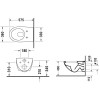 Miska wisząca WC DURAVIT ARCHITEC biała 2546090064