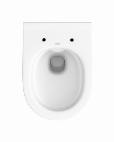 Miska wisząca WC CERSANIT CITY OVAL NEW, Clean On, ukryte mocowania, biała K35-025