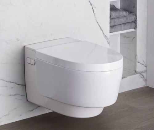 Toaleta myjąca GEBERIT AquaClean MERA Comfort WC z funkcją higieny intymnej, biała 146.212.11.1