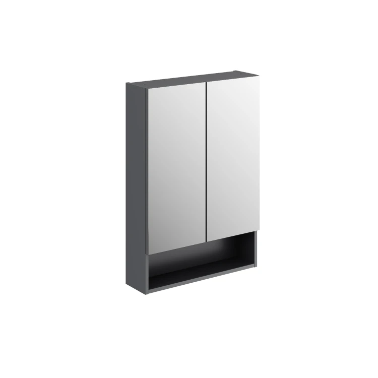 Szafka z lustrem KOŁO NOVA PRO PREMIUM 59x18x85cm Wisząca 2D Lava Mat 501.348.00.1