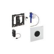 Zawór spłukujący GEBERIT SIGMA 10 do pisuaru zasilanie bateryjne czarny/chrom 116.035.KM.1