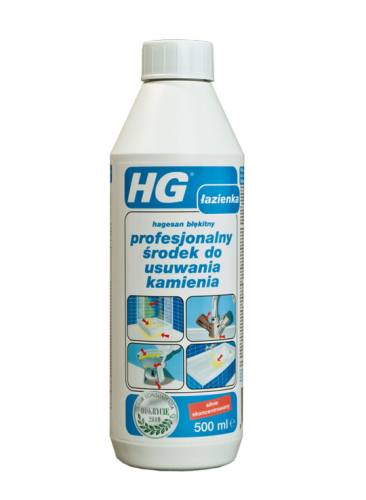 Środek czyszczący HG do usuwania kamienia i rdzy 500 ml. Hagesan Błękitny 100050129