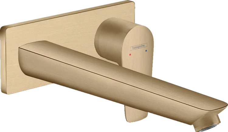 Bateria umywalkowa HANSGROHE TALIS E podtynkowa, wylewka 22.5cm, brąz szczotkowany 71734140