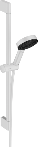 Zestaw prysznicowy HANSGROHE PULSIFY SELECT 105 3jet Relaxation 65cm, biały mat 24160700