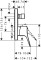 Bateria prysznicowa HANSGROHE VIVENIS podtynkowa, 2 funkcyjna, chrom 75415000