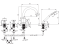 Bateria wannowa DEANTE TEMISTO  4-otworowa, chrom BQT 014D