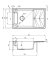 Zlewozmywak DEANTE MAGNETIC 82x50cm z syfonem, grafitowy metallic ZRM G113