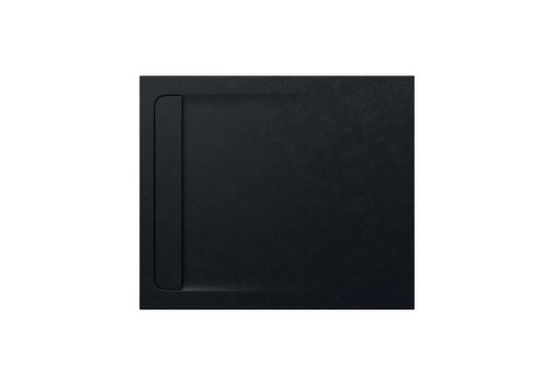 Brodzik prostokątny ROCA AQUOS 100x90cm, z syfonem, konglomerat czarny AP6013E838401400