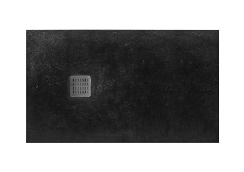 Brodzik prostokątny ROCA TERRAN 100x80cm, z syfonem, czarny AP1013E832001400