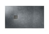 Brodzik prostokątny ROCA TERRAN 120x90cm, z syfonem, szary łupek AP1014B038401200