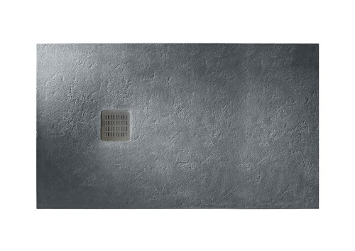 Brodzik prostokątny ROCA TERRAN 120x90cm, z syfonem, szary łupek AP1014B038401200