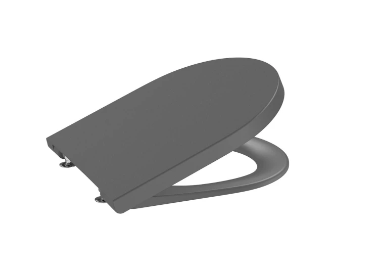 Deska WC ROCA INSPIRA ROUND COMPACTO wolnoopadająca, supralit, onyx A80152C64B
