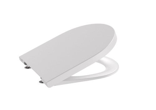 Deska WC ROCA INSPIRA ROUND COMPACTO wolnoopadająca, supralit, perłowa A80152C63B