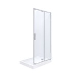 Drzwi prysznicowe ROCA TOWN-N 100cm, skrzydłowe, 2 częściowe, maxi clean, chrom AMP2810012M