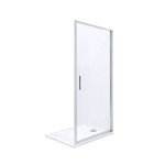 Drzwi prysznicowe ROCA TOWN-N 90cm, skrzydłowe, maxi clean, chrom AMP2709012M