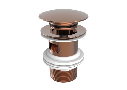 Korek umywalkowy ROCA AQUA Click-Clack, rose gold A5054015RG