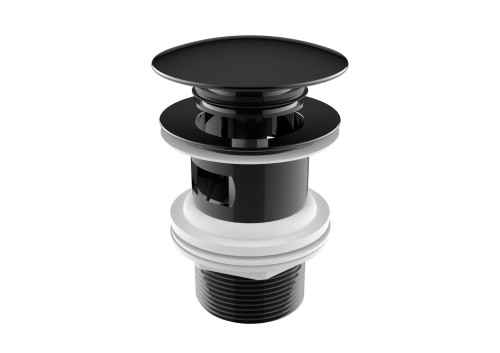 Korek umywalkowy ROCA AQUA Click-Clack, titanium black A5054015CN