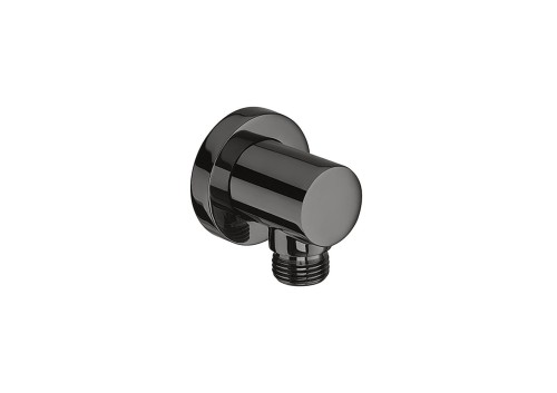 Przyłącze kątowe ROCA BLACK ROUND czarne A5B1450CN0
