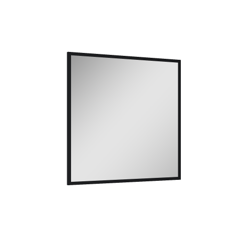 Lustro w ramie ELITA 19 80x80cm, czarne mat 167582