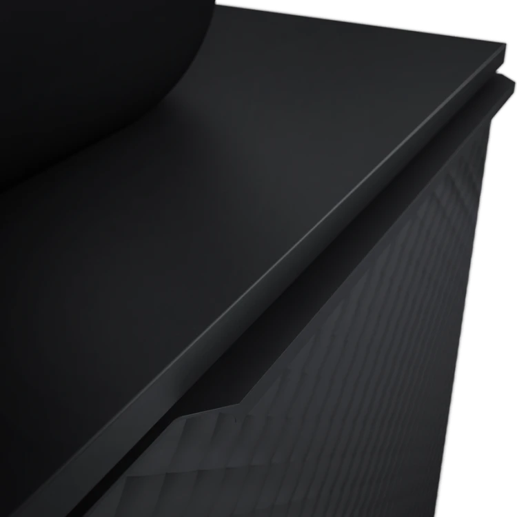 Blat pełny ELITA MARMUR 91,4x49,4x1,5cm Black Matt 168397