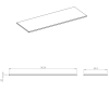 Blat pełny ELITA MARMUR 140x49,4x2cm Calacatta White Matt 167806