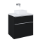Szafka podumywalkowa ELITA LOFTY 72x49cm 2 szuflady, czarny mat 168303