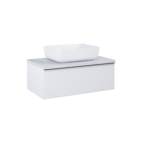 Szafka podumywalkowa ELITA LOOK 80x45cm, 1 szuflada, biała mat 167594