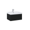 Szafka podumywalkowa ELITA LOOK 60x45cm, 1 szuflada, czarna mat 168103