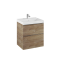 Szafka podumywalkowa ELITA LOOK 60x45cm, 2 szuflady, dąb canela 167253