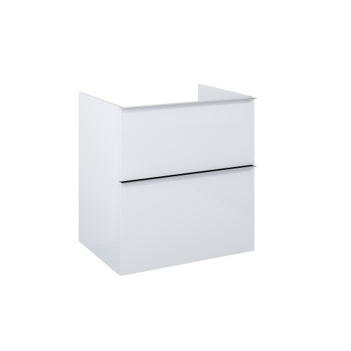 Komoda ELITA LOOK 60x45cm, 2 szuflady, biała matowa 167602