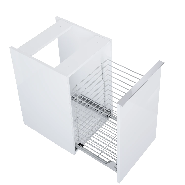 Komoda ELITA LOOK 40x45cm, z koszem cargo, biała 167309