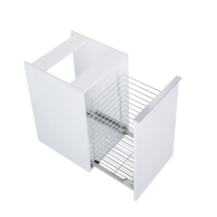 Komoda ELITA LOOK 40x45cm, z koszem cargo, biała matowa 167608