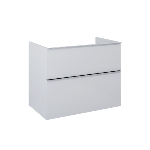 Komoda ELITA LOOK 80x45cm, 2 szuflady, kamienny szary mat 167607