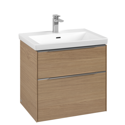 Szafka podumywalkowa VILLEROY&BOCH SUBWAY 3.0 62,2x57,6cm, 2 szuflady, Nordic Oak C57600VJ