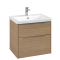 Szafka podumywalkowa VILLEROY&BOCH SUBWAY 3.0 62,2x57,6cm, 2 szuflady, Nordic Oak C57600VJ