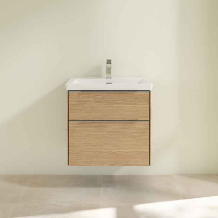 Szafka podumywalkowa VILLEROY&BOCH SUBWAY 3.0 62,2x57,6cm, 2 szuflady, Nordic Oak C57600VJ
