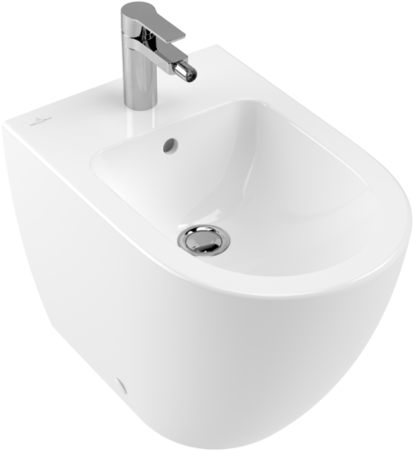 Bidet stojący VILLEROY&BOCH SUBWAY 2.0 56x37cm, CeramicPlus, biały  540100R1
